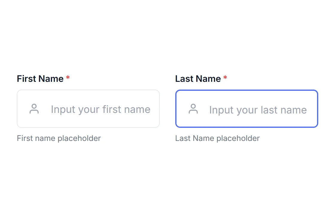 HappyDivi Form Name Field