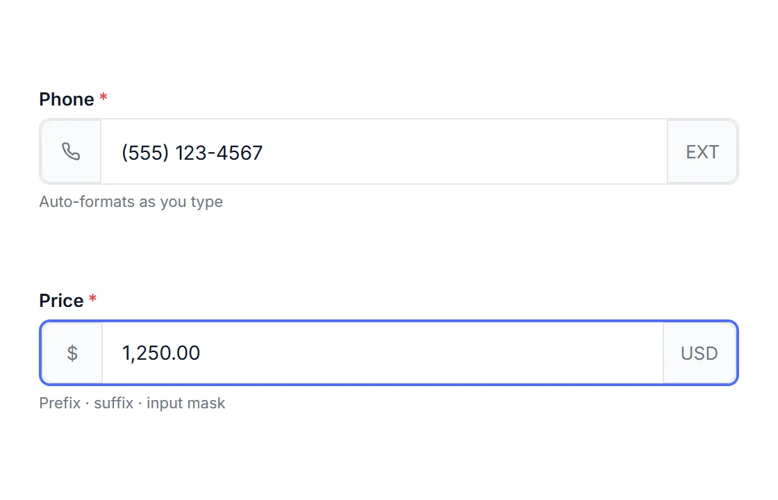 HappyDivi Form Text Field