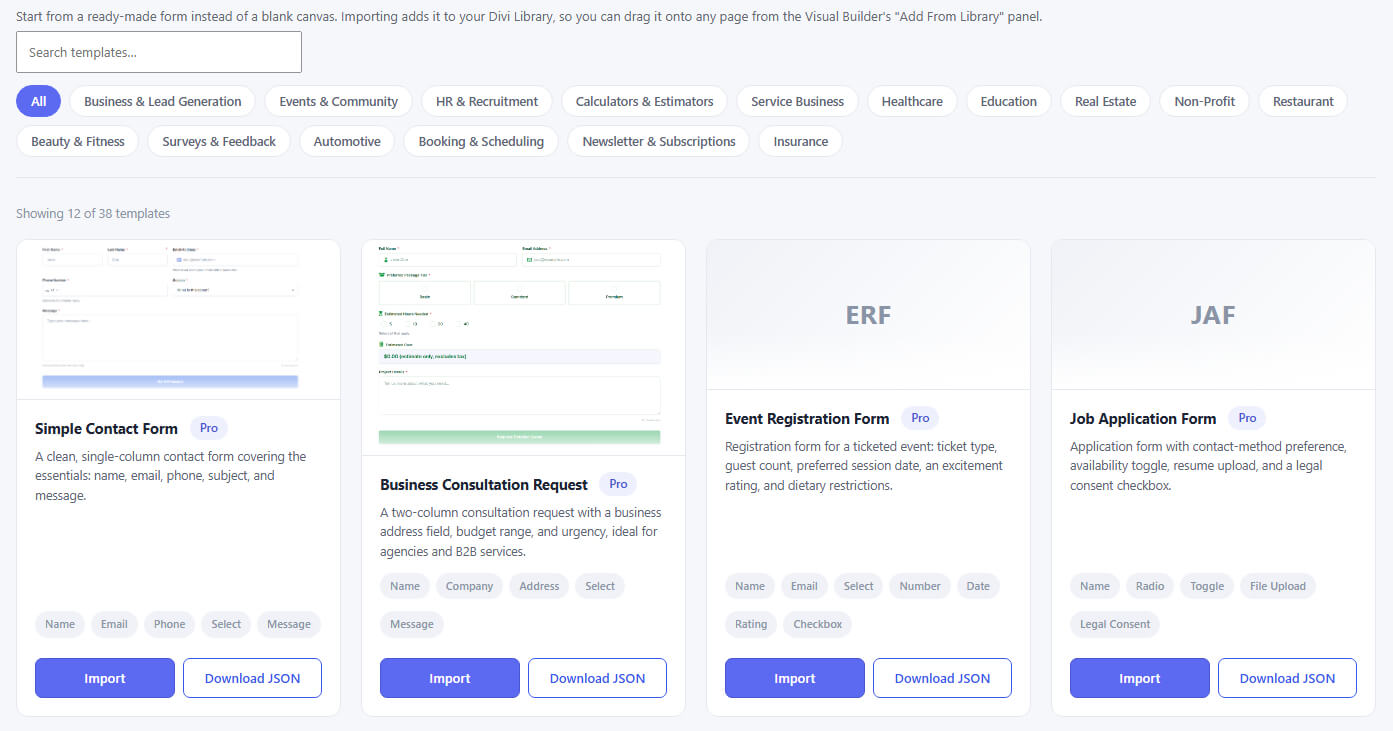 HappyDivi Form Design Field HappyDivi Form Design Field