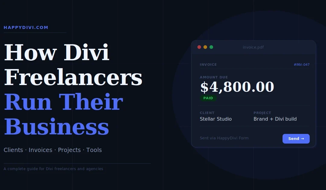 How Divi Freelancers Run Their Business in 2026 (Full Guide)